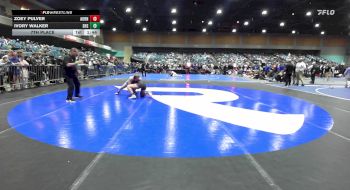 135 lbs 7th Place - Zoey Pulver, Auburn vs Ivory Walker, Stansbury