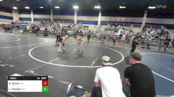 106 lbs Consi Of 16 #2 - Samuel Olivier, Riverside Rascals vs Logan Hansen, Simi Valley Vandals Elite