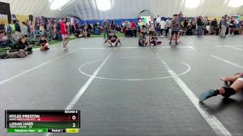 140 lbs Round 6 (8 Team) - Logan Haer, Terps Xtreme vs Myles Preston, Noke Wrestling RTC
