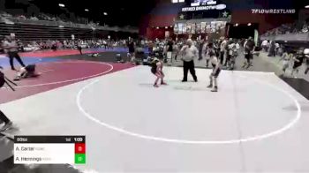 88 lbs Consolation - Auzzy Carter, Powell WC vs August Hennings, Nebraska Boyz