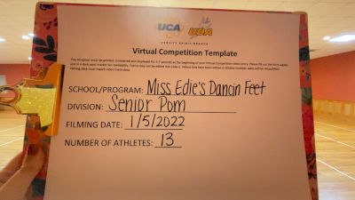 Miss Edie's Dancin Feet - Seniors(P) [Senior - Pom] 2022 UDA Battle of the Northeast Virtual Dance Challenge