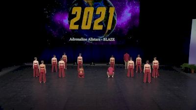 Adrenaline Allstars - BLAZE [2021 Open Open Finals] 2021 The Dance Worlds