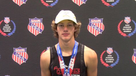 Isaiah Whitaker Reviews Gold Medal Effort In 15-16 Division Pole Vault Event