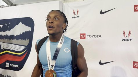 Dylan Beard After Making Team USA in 110mH