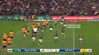 Andre Esterhuizen Scores Second Try vs. Australia
