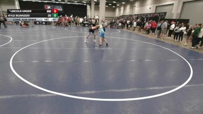 132 lbs Cons. Sub-semis - Kyle Scavuzzo, Seasons Freestyle Club vs Lincoln Unger, MWC Wrestling Academy