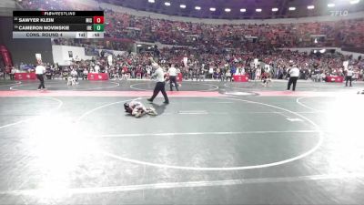 54 lbs Cons. Round 4 - Sawyer Klein, Mishicot vs Cameron Novinskie, IGH/ RT Elite