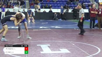 126 lbs Semifinal - Matthew Adams, Salem vs Frank Foti, Shawsheen