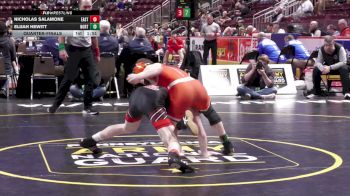 121 lbs Quarterfinal - Nicholas Salamone, Easton vs Elijah Hewitt, Northeastern