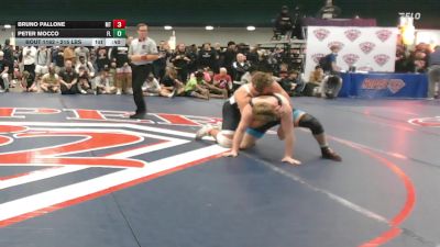 215 lbs Consi Of 8 #2 - Bruno Pallone, MT vs Peter Mocco, FL
