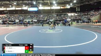 106 lbs Cons. Round 4 - Taven Deck, Crook County vs Samuel Moody, Riverton