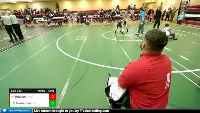 77 lbs Cons. Semi - Charlie Hernandez, Federal Way Spartans Wrestling vs Noah Hudson, Anacortes Hawkeyes Wrestling Club