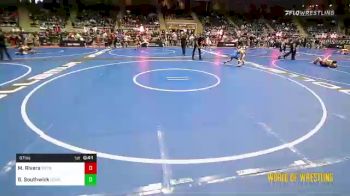 67 lbs Consi Of 16 #2 - Mason Rivera, Topeka Blue Thunder vs Gage Southwick, Sons Of Atlas