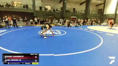 132 lbs Cons. Round 2 - Jeovany Navarrete, CA vs James Gensaw Jr, CA