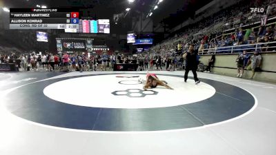 190 lbs Cons. Rd Of 32 - Hayleen Martinez, KS vs Allison Konrad, SD