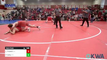 195 lbs Semifinal - Luther Pickett, Grove Takedown Club vs Paul Kelly, Grove Takedown Club