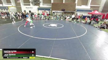 100 lbs Round 1 (4 Team) - Easton Suter, Utah Black vs Jack Francis, Idaho 1