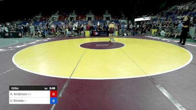 132 lbs Cons 64 #2 - Abram Anderson, MN vs Coby Shields, FL