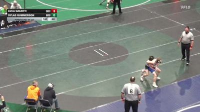 117 lbs Consi Of 32 #1 - Luca Galietti, Saucon Valley vs Sylas Gummerson, Harbor Creek
