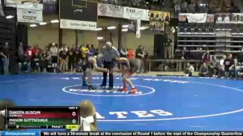 182 lbs Champ. Round 1 - Mason Gottschalk, Ellis vs Dakota Slocum, Humboldt