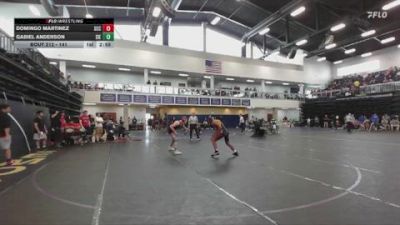 141 lbs Cons. Round 3 - Domingo Martinez, Sacramento City College vs Gabiel Anderson, Sierra College