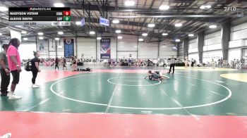 100 lbs Rr Rnd 3 - Madyson Votaw, CKWA vs Alexis Smith, Lady Bandits