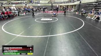 114 lbs Round 3 (4 Team) - Jake Fitzpatrick, LaCrosse Aquinas vs Ethan Phanmanivong, Shakopee