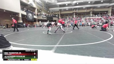 120 lbs Champ. Round 1 - Eric Thornton Jr., Duran Elite vs Alyxzander Schuelke, Nebraska Boyz