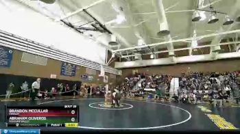 170 lbs Quarterfinal - Brandon McCullar, Fernley vs Abraham Oliveros, Pahrump Valley