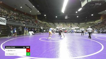 159 lbs Quarterfinal - Isaac Quiroz, Independence vs Samuel Chacon, Clovis