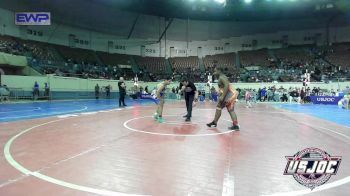 5th Place - Jayzen Spotwood, Del City Little League vs Kenden Maxwell, Choctaw Ironman Youth Wrestling