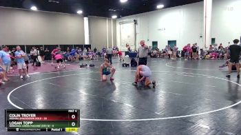 132 lbs Round 3 (16 Team) - COLIN TROYER, Indiana Smackdown Gold vs Logan Topp, Nebraska Green Machine (Dev B)