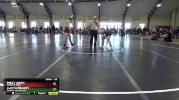 133 lbs Cons. Round 2 - Mason Prinkey, Clarion Unattached vs Mikey Jones, Fairmont State