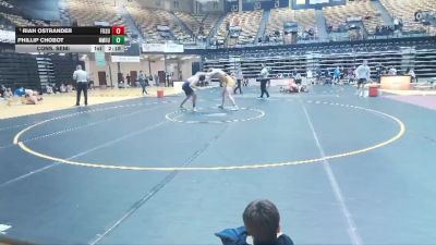 285 lbs Cons. Semi - Phillip Chobot, New Mexico Highlands vs Riah Ostrander, Fort Hays State