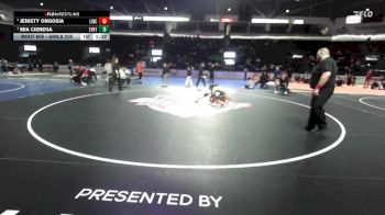 Girls 235 lbs Semifinal - Mia Cienega, Everett (Girls) vs Jenisty Ongosia, Lincoln (Tacoma) (Girls)