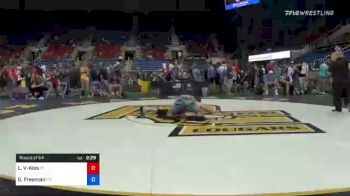 195 lbs Round Of 64 - Liam Volk-Klos, Pennsylvania vs Geoffery Freeman, Colorado