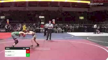 90 lbs Consi Of 8 #2 - Braylon Keith, Payson vs Trent Lewis, Thatcher War Eagles