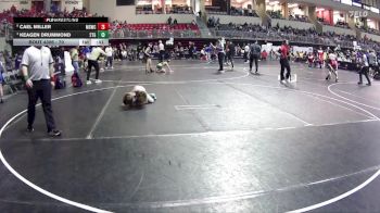70 lbs Cons. Round 4 - Cael Miller, Millard South Wrestling Club vs Keagen Drummond, 2TG