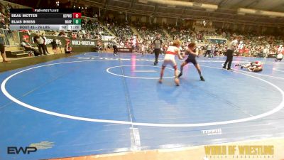 76 lbs Round Of 32 - Beau Motter, South Central Punisher Wrestling Club vs Elias Inniss, Maverick Elite Wrestling