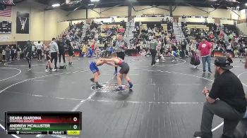 85 lbs Round 3 - Andrew McAllister, Cane Bay Cobras vs DeAra Giardina, Stratford Knights