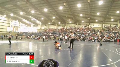 95 lbs 1st Place Match - Kayson Strong, Champions Wrestling Club vs Braunx McKenzie, Westlake