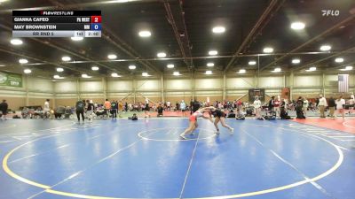 120 lbs Rr Rnd 5 - Gianna Cafeo, PA West Yellow - GHSE vs May Brownstein, Maryland Mana Wave - GHSE