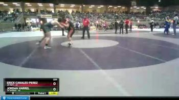 220 lbs Semis & 1st Wrestleback (8 Team) - Jordan Harrel, 3A Rainier vs Erick Canales-Perez, 3A Taft