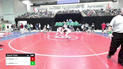 170 lbs Quarterfinal - Eli Poole, Flowery Branch Jr Wrestling vs Luke Jones, Dendy Trained Wrestling