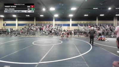 155 lbs Round Of 16 - Kinsey Byrge, Corner Canyon vs Mila Grano, San Jacinto WC