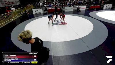 115 lbs 7th Place Match - Zoe Zamora, Bloodline Wrestling vs Eleina Cortez, California