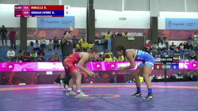 62 kg Semifinal - Kayla Miracle, USA vs Nathali Griman, CUB