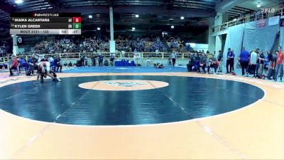 120 lbs Cons. Round 2 - Kylen Green, Damonte Ranch vs Ikaika Alcantara, Arbor View