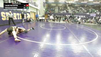 118 lbs Cons. Semi - Caleb Poe-Hatten, Flathead vs Reveles McEwen, Butte