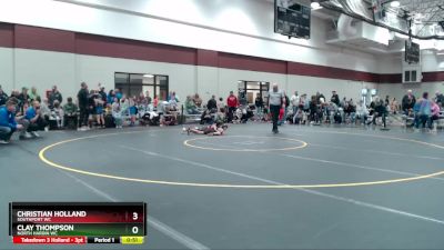 58-61 lbs Quarterfinal - Christian Holland, Southport WC vs Clay Thompson, North Hardin WC